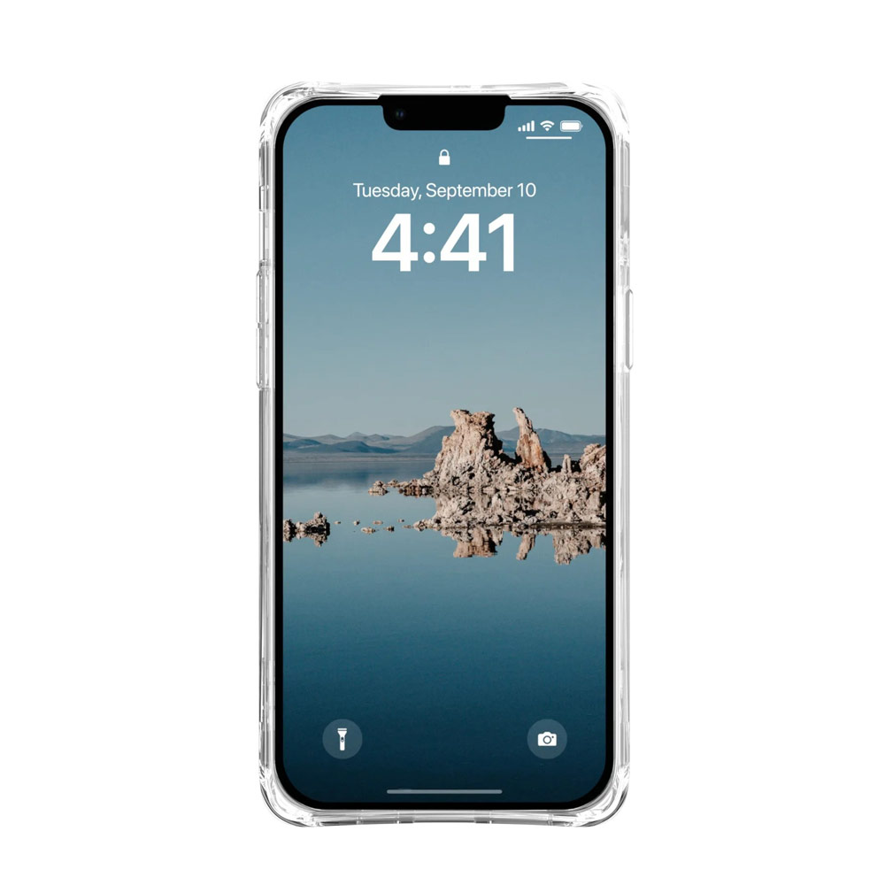 Picture of Apple iPhone 14 6.1 Case | UAG Plyo Series Protection Magnetic Case with Magsafe Compatible for iPhone 14 6.1 Case (Ice)