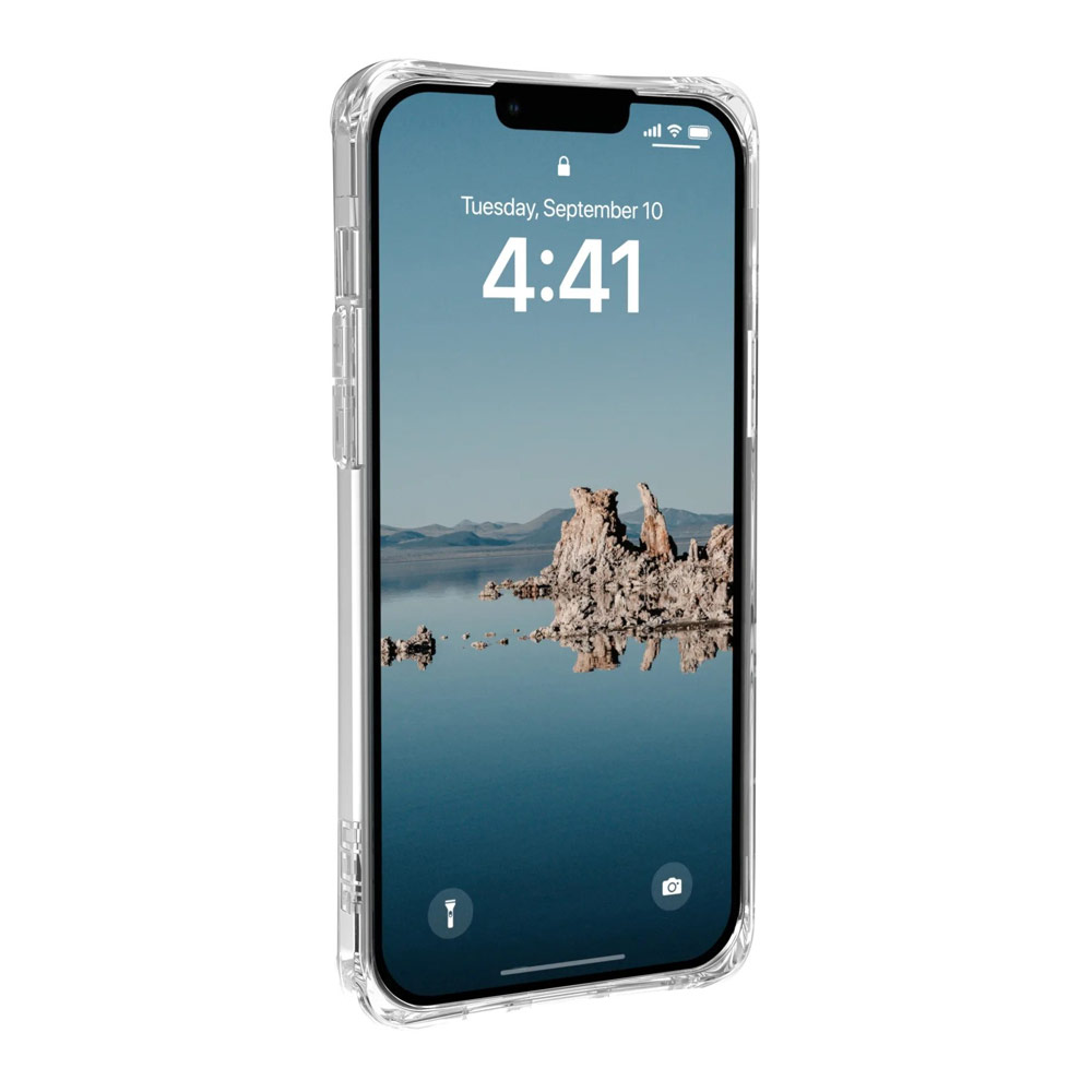 Picture of Apple iPhone 14 6.1 Case | UAG Plyo Series Protection Magnetic Case with Magsafe Compatible for iPhone 14 6.1 Case (Ice)