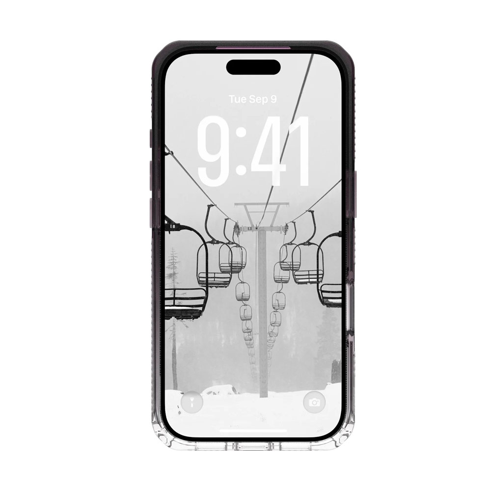 Picture of Apple iPhone 17 Pro 6.3 Case | UAG Plyo Magsafe Compatible Drop Proof Clear Case for iPhone 17 Pro 6.3 (Black Clear Ombre)