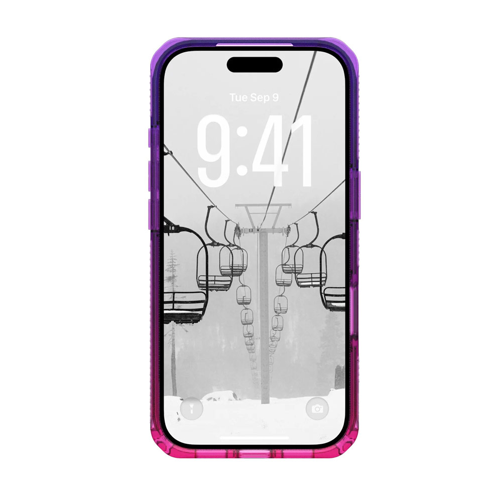 Picture of Apple iPhone 17 Pro 6.3 Case | UAG Plyo Magsafe Compatible Drop Proof Clear Case for iPhone 17 Pro 6.3 (Purple Pink Ombre)