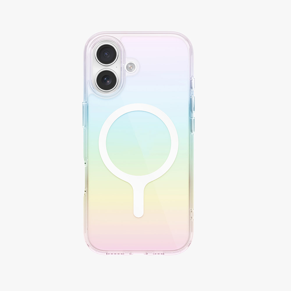 Picture of Apple iPhone 17 6.3 Case | Uniq Iridescia Magclick Protection Holography Case for iPhone 17 6.3 (Holo Quartz)