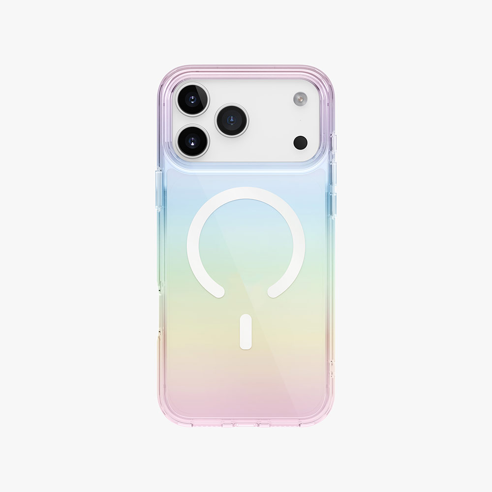 Picture of Apple iPhone 17 Pro Max 6.9 Case | Uniq Iridescia Magclick Protection Holography Case for iPhone 17 Pro Max 6.9 (Holo Quartz)
