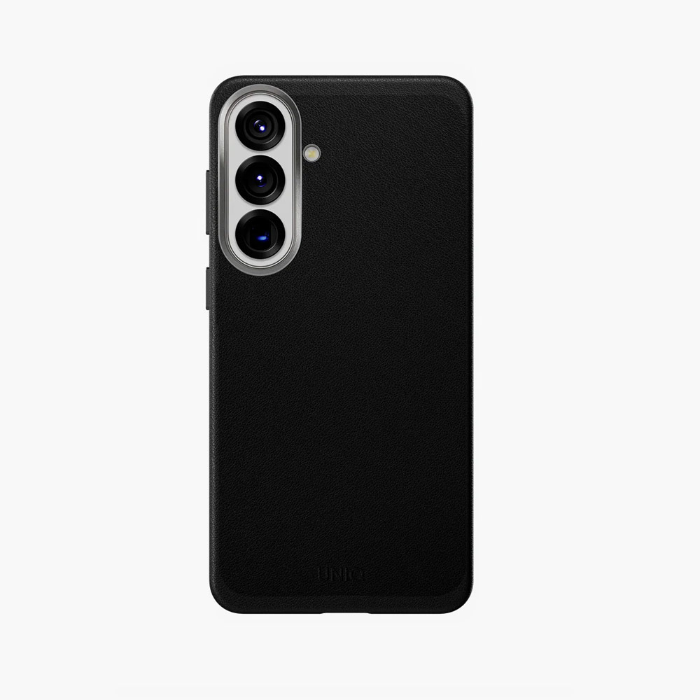 Picture of Samsung Galaxy S26 Case | Uniq Lyden Vegan Leather MagClick Charging Case for Samsung Galaxy S26 (Dallas Black)