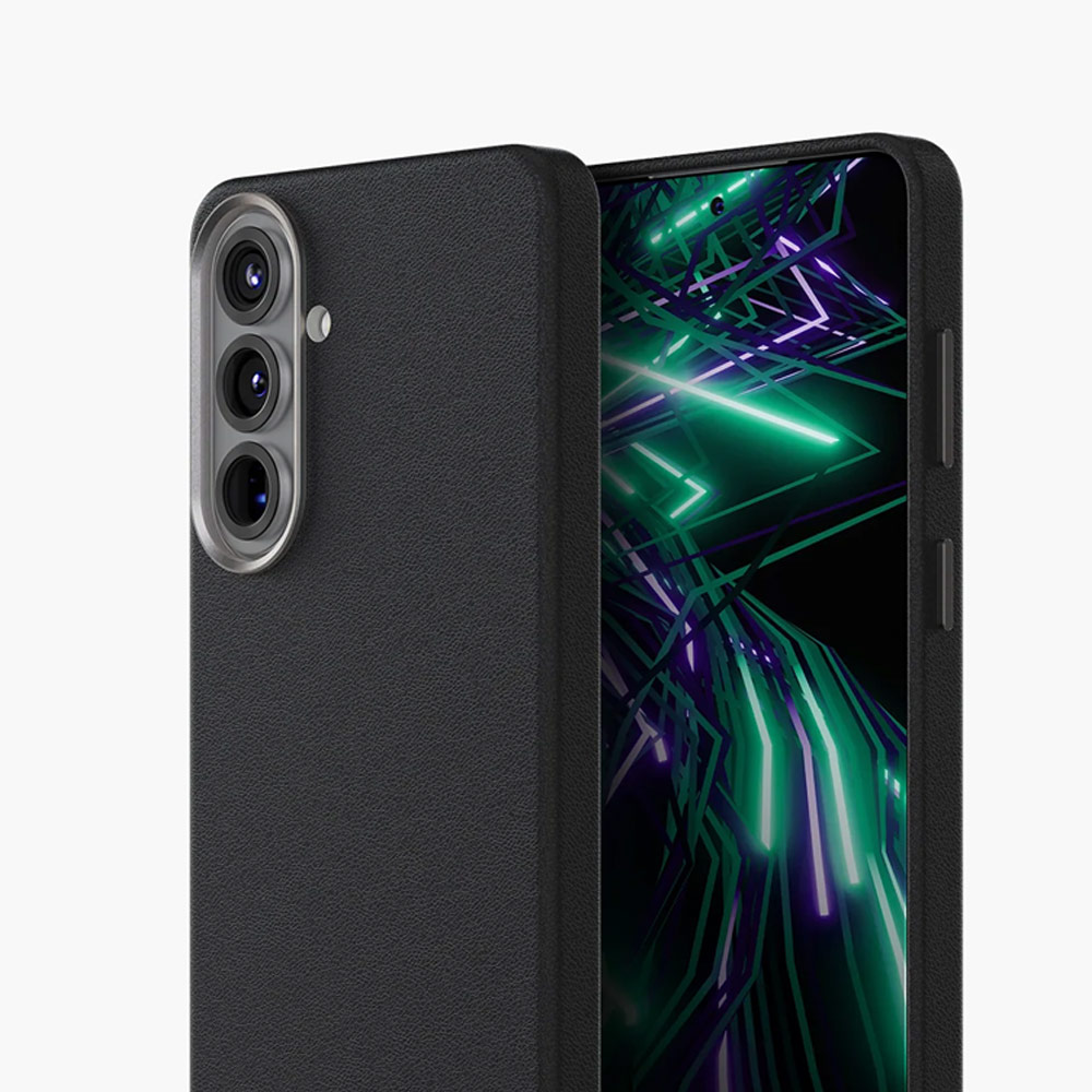 Picture of Samsung Galaxy S26 Case | Uniq Lyden Vegan Leather MagClick Charging Case for Samsung Galaxy S26 (Dallas Black)