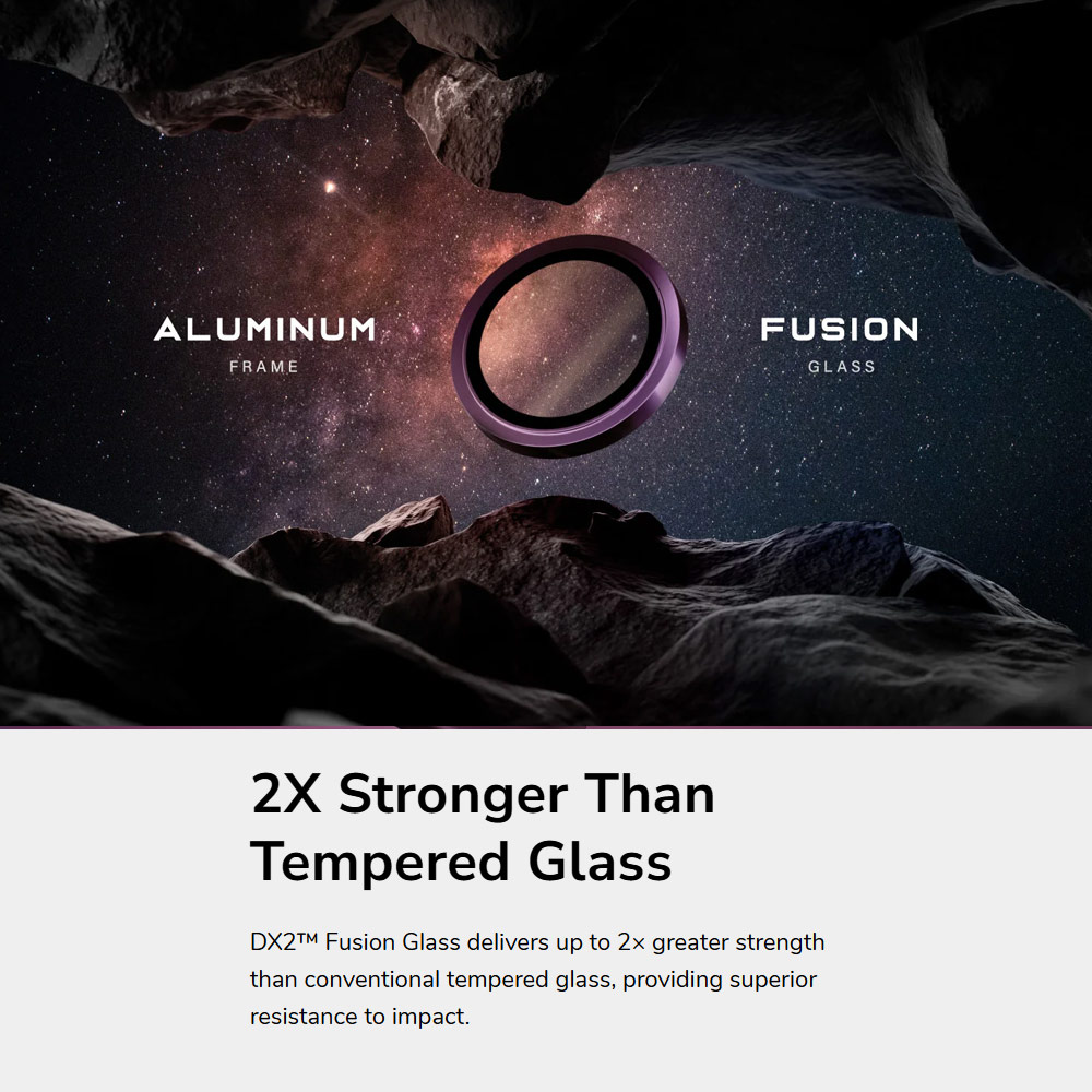 Picture of Apple iPhone 18 Pro Max  | Uniq Optix AluGuard Camera Aluminum Frame Anti Reflection HD Clarity Camera Lens Protector for iPhone 18 Pro iPhone 18 Pro Max - Iridescent