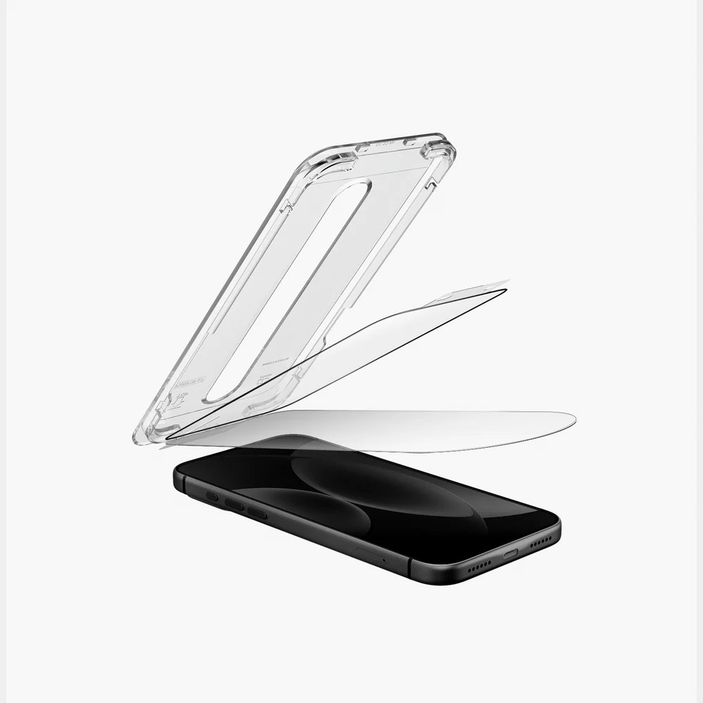 Picture of Apple iPhone 18 Pro Screen Protector | Uniq Optix SwiftFit Vivid Tempered Glass Screen Protector for iPhone 18 Pro - Vivid Clear