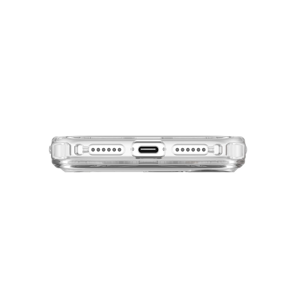 Picture of Apple iPhone 17 Pro Max 6.9 Case | Uniq Swivix Rotating 360 Kickstand Case Magclick Protection Case for iPhone 17 Pro Max 6.9 (Lucent Clear)