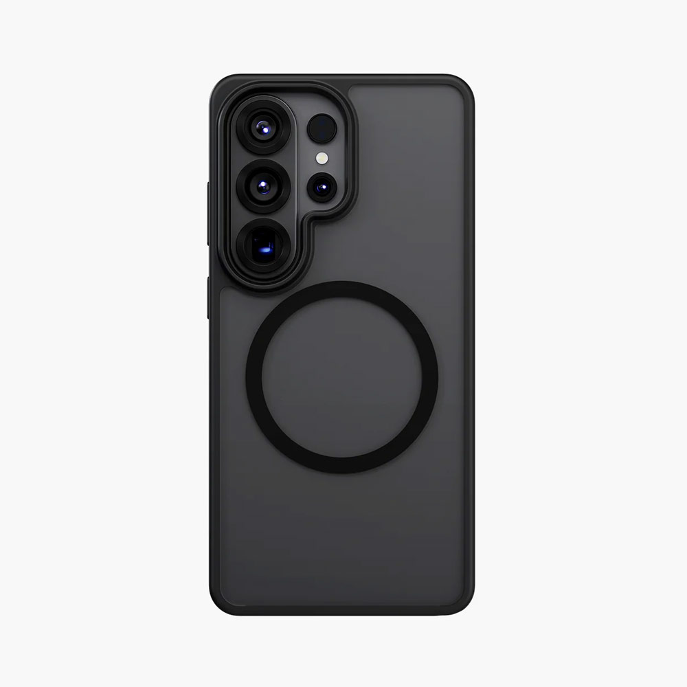 Picture of Samsung Galaxy S26 Ultra Case | Uniq Hybrid Veren with MagClick Charging Matte Frosted Case for Samsung Galaxy S26 Ultra (Smoky Frost)