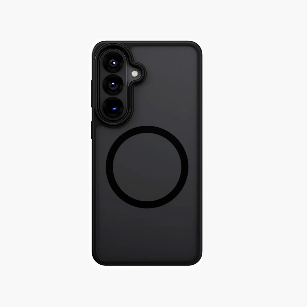 Picture of Samsung Galaxy S26 Plus Case | Uniq Hybrid Veren with MagClick Charging Matte Frosted Case for Samsung Galaxy S26 Plus (Smoky Frost)