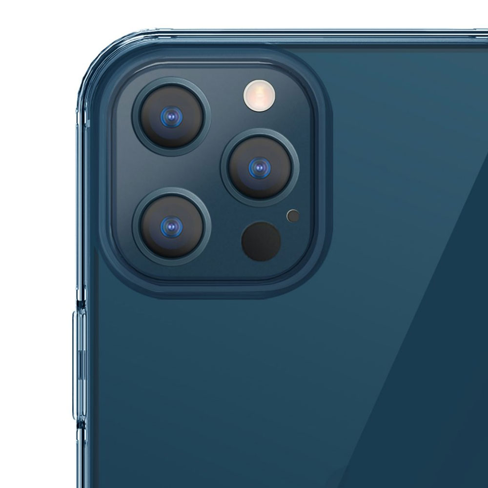 Picture of Apple iPhone 12 6.1 Case | Uniq Air Fender Slim Ultra Light Flex Soft Drop Protection Case for iPhone 12 iPhone 12 Pro 6.1 (Blue)