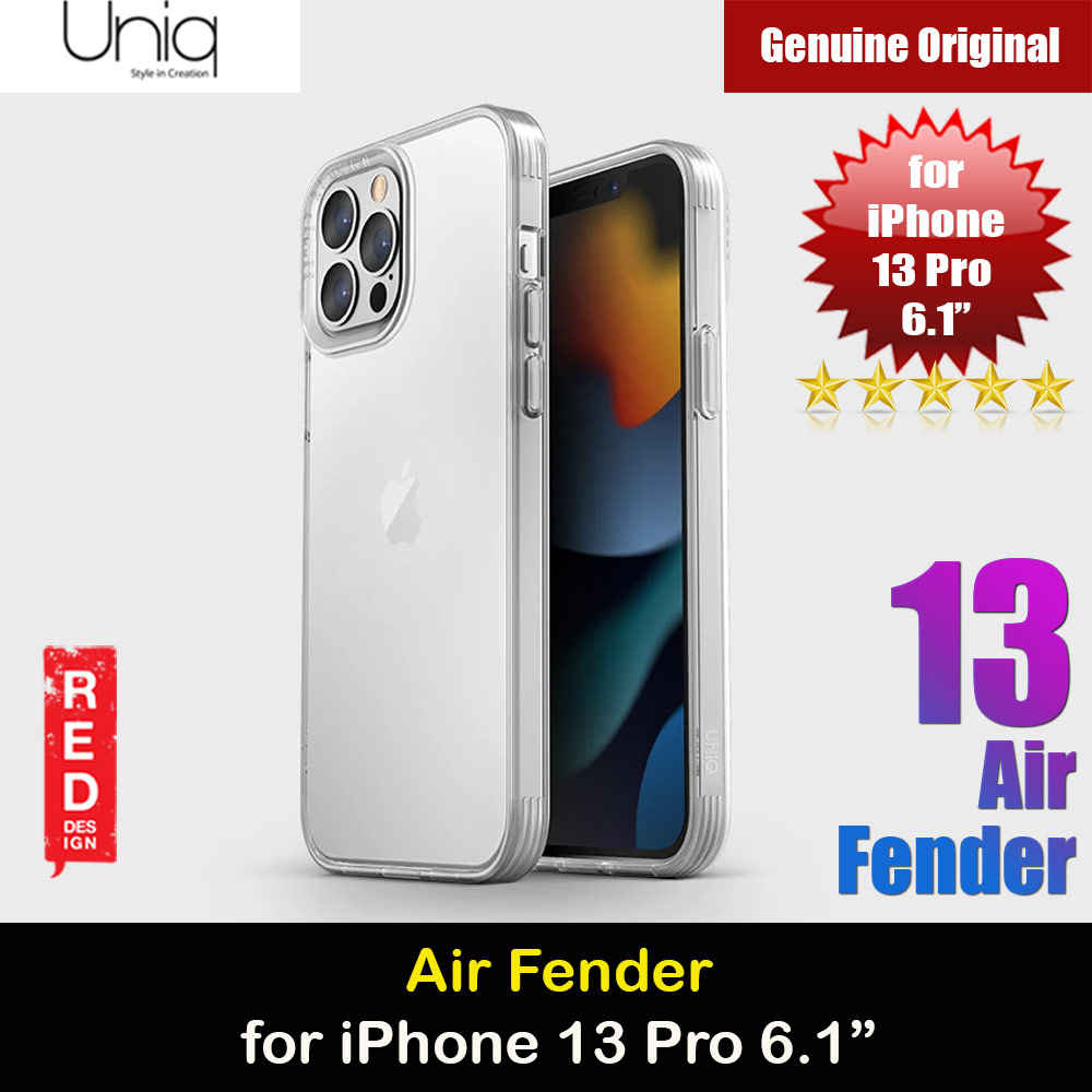 Picture of Uniq Hybrid Air Fender Soft TPU Drop Protection Case for iPhone 13 Pro 6.1 (Nude Transparent) Apple iPhone 13 Pro 6.1- Apple iPhone 13 Pro 6.1 Cases, Apple iPhone 13 Pro 6.1 Covers, iPad Cases and a wide selection of Apple iPhone 13 Pro 6.1 Accessories in Malaysia, Sabah, Sarawak and Singapore 