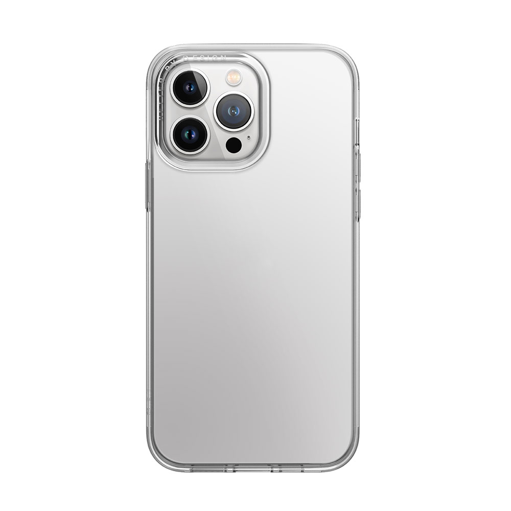 Picture of Apple iPhone 14 Pro 6.1 Case | Uniq Air Fender Slim Ultra Light Flex Soft Drop Protection Case for iPhone 14 Pro 6.1 (Nule Transparent Clear)