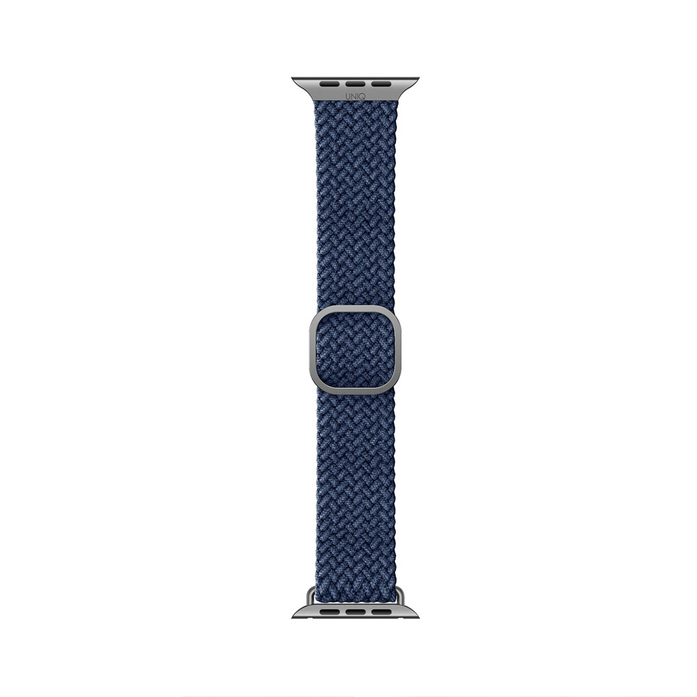 Picture of Apple Watch 40mm  | Uniq Aspen Woven Soft Breathable Comfort Strap for Apple Watch 40mm 38mm Series 1 2 3 4 5 6 SE Nike (Blue)