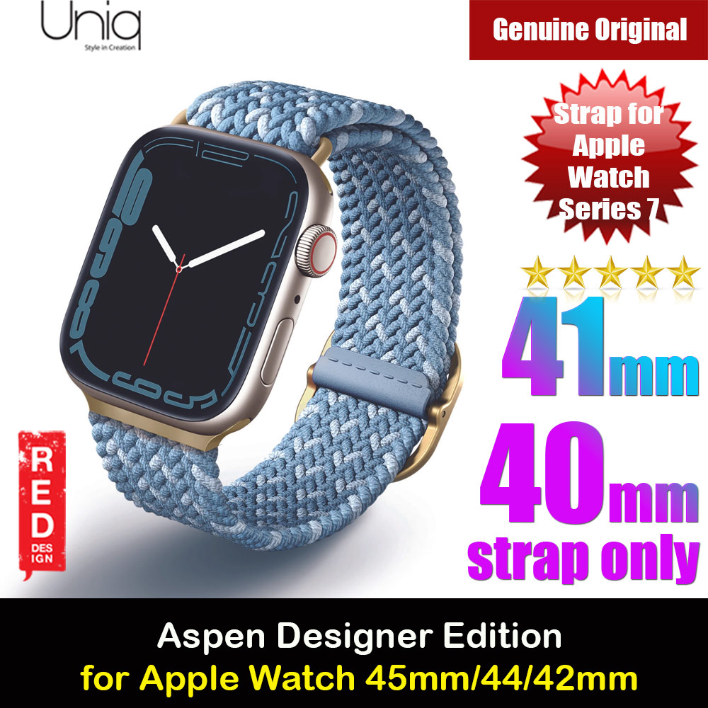 Picture of Uniq Aspen Woven Soft Breathable Comfort Strap for Apple Watch 41mm 40mm 38mm Series 1 2 3 4 5 6 7 SE Nike (Light Blue) Apple Watch 38mm- Apple Watch 38mm Cases, Apple Watch 38mm Covers, iPad Cases and a wide selection of Apple Watch 38mm Accessories in Malaysia, Sabah, Sarawak and Singapore 