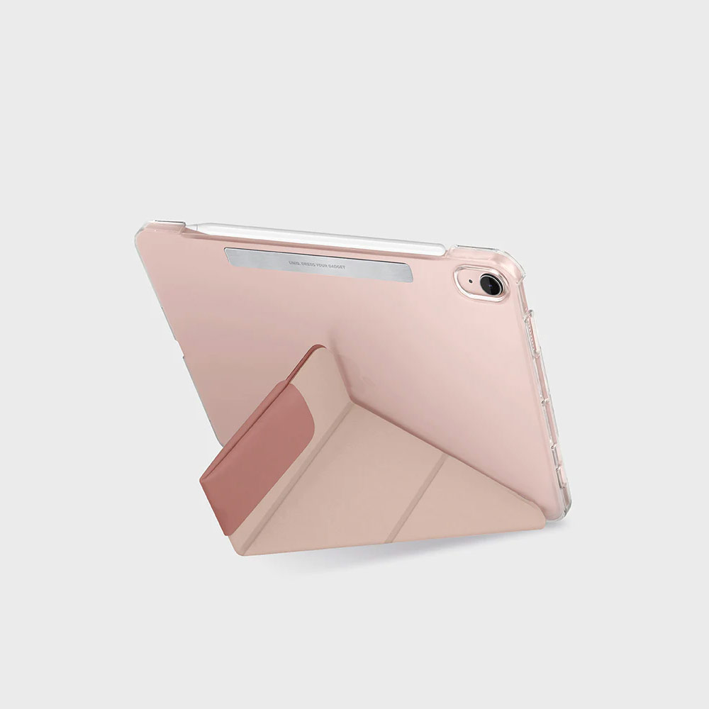 Picture of Apple iPad Mini 6 Case | Uniq Camden Flip Cover Stand Case for Apple iPad Mini 6 (Pink)