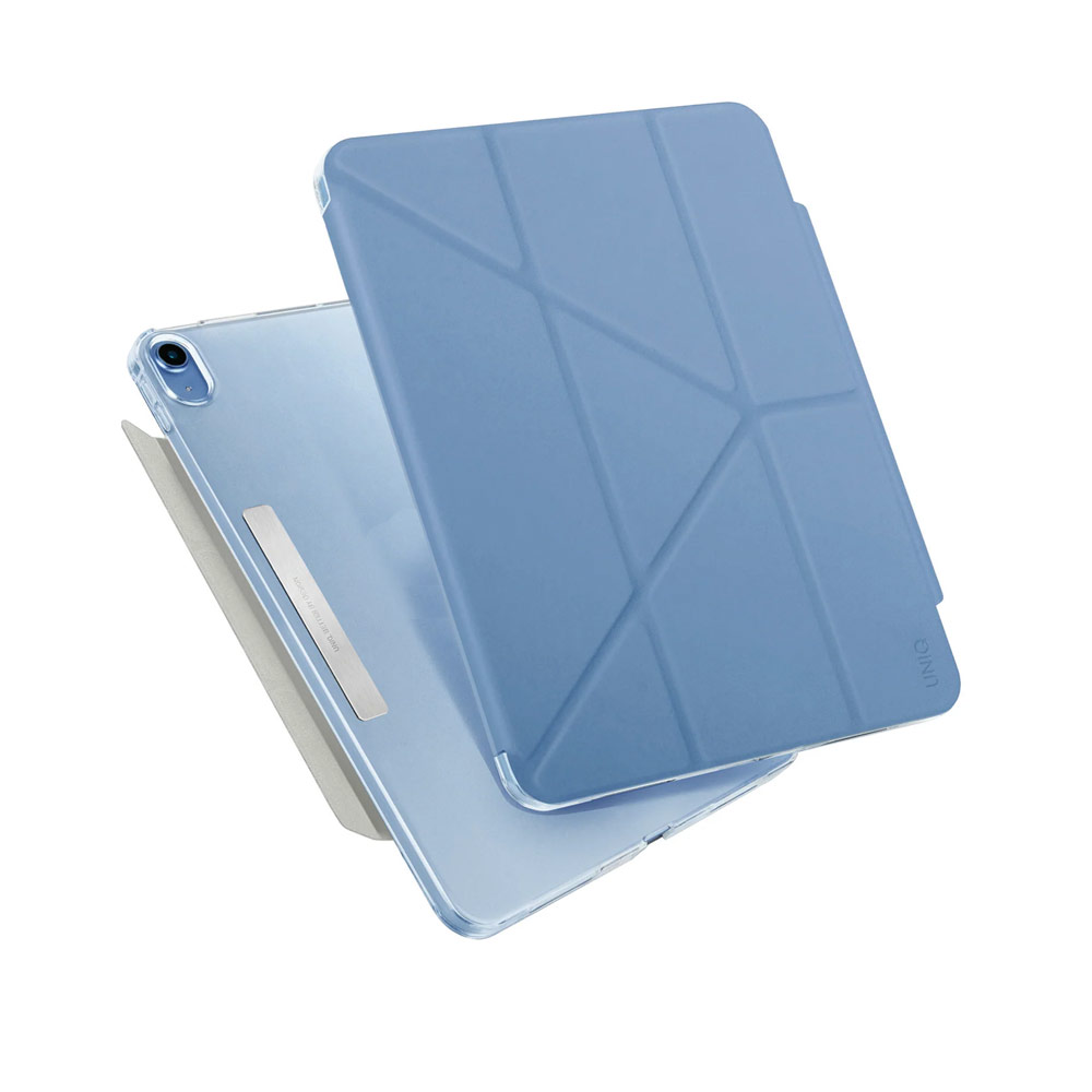 Picture of Apple iPad 10th Gen 10.9\" 2022 Case | Uniq Camden Flip Cover Stand Case for Apple iPad 10.9 10th Gen 2022  (Blue)