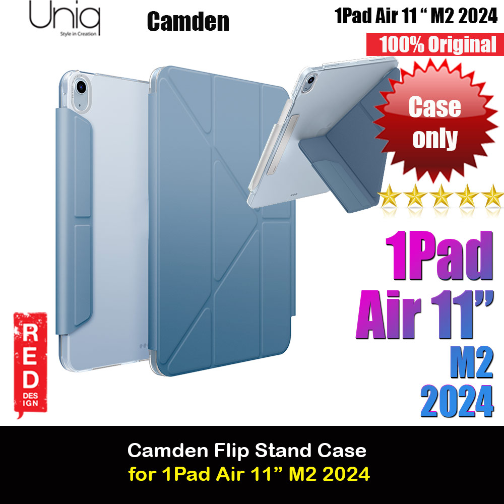 Picture of Uniq Camden Click Flip Cover Stand Case for iPad Air 11 M2 2024  (Blue) Apple iPad Air 11 M2 2024- Apple iPad Air 11 M2 2024 Cases, Apple iPad Air 11 M2 2024 Covers, iPad Cases and a wide selection of Apple iPad Air 11 M2 2024 Accessories in Malaysia, Sabah, Sarawak and Singapore 