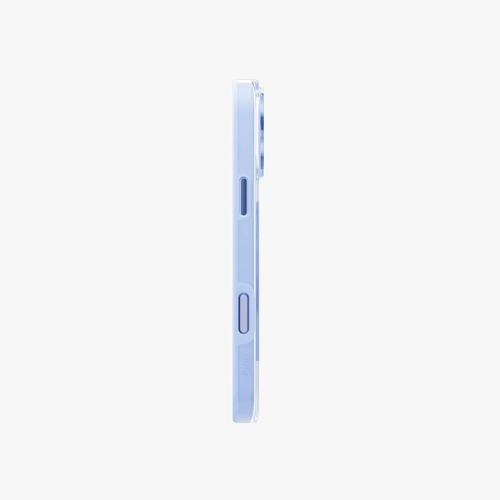Picture of Apple iPhone 18 Pro Max Case | Uniq Clario MagClick Eco-Friendly Drop Protection Case with Camera Control Button for iPhone 18 Pro Max 6.9 - Cool Blue