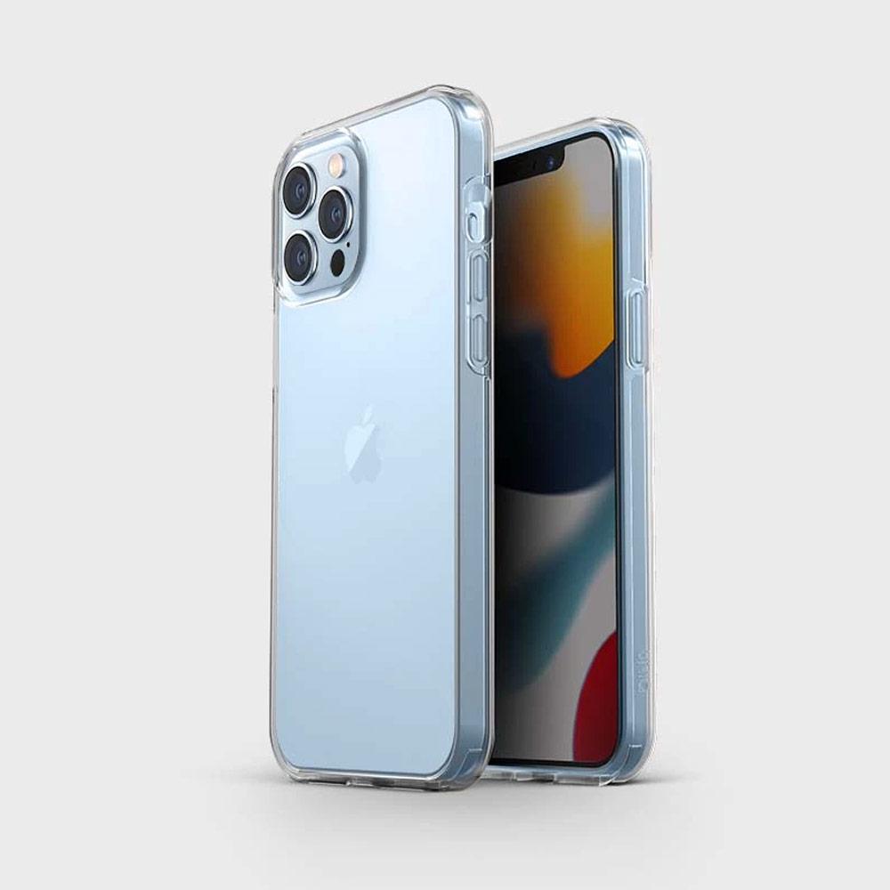 Picture of Apple iPhone 13 6.1 Case | Uniq Clarion Dual Defense Ultra Tough Drop Protection Case for iPhone 13 6.1 (Clear)