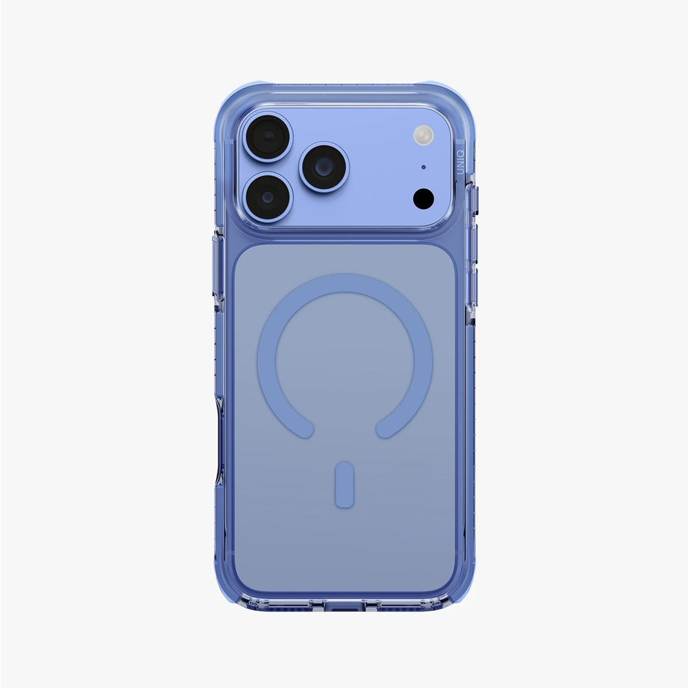 Picture of Apple iPhone 18 Pro Max Case | Uniq Combat Triple-Layered Protective MagClick Drop Protection Case with Camera Control Button for iPhone 18 Pro Max 6.9 - Polar Blue