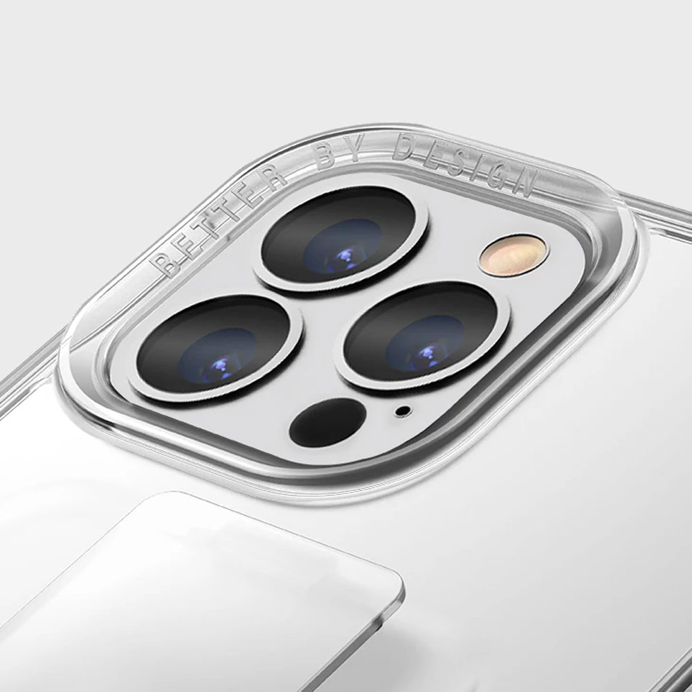 Picture of Apple iPhone 13 6.1 Case | Uniq Heldro Free Grip Flex Grip Sporty Drop Protection Case with Wrist Strap for iPhone 13 6.1 (Lucent Clear)