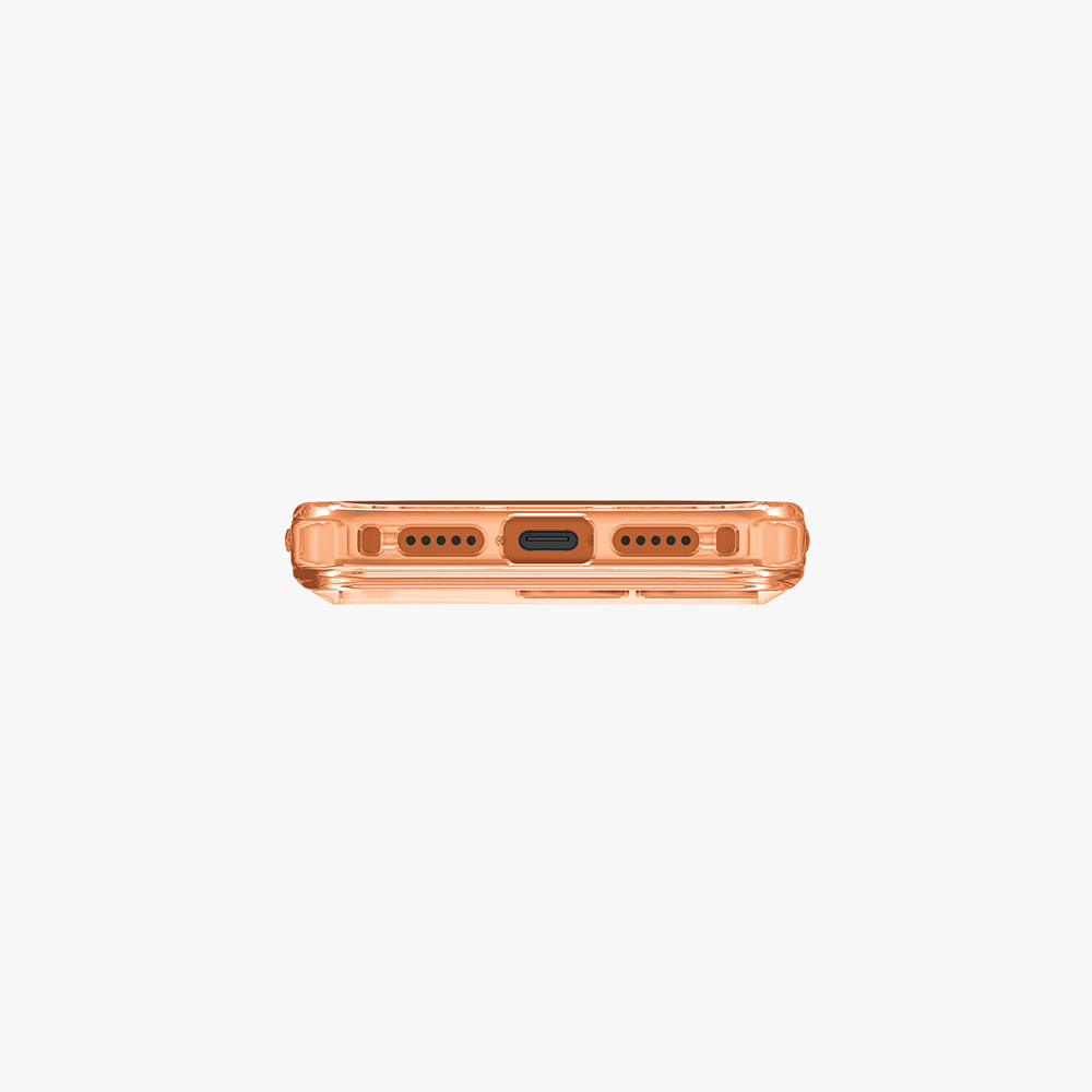 Picture of Apple iPhone 17 Pro Max 6.9 Case | Uniq LifePro Xtreme Hybrid Magclick Slim Thin Anti Finger Print Transparent Drop Protection Case for iPhone 17 Pro Max 6.9 (Frosted Clear Orange)