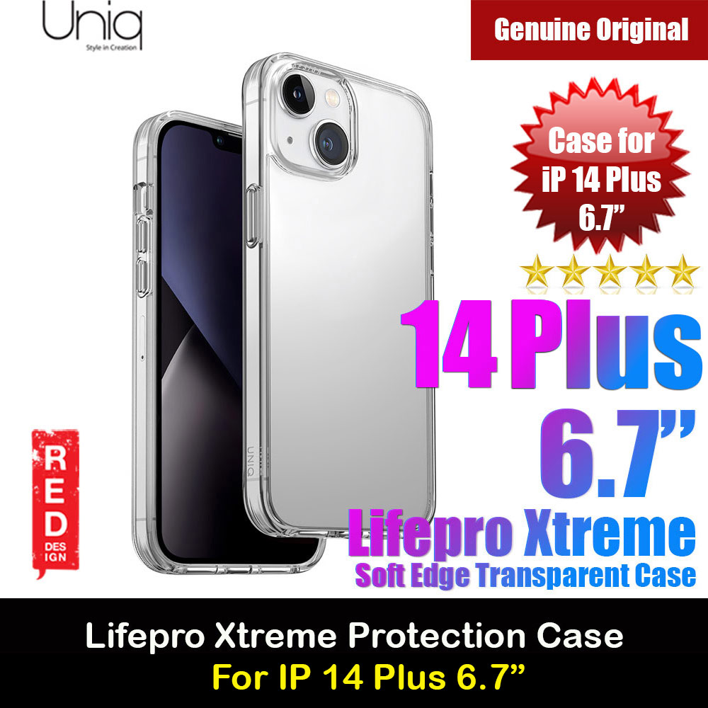 Picture of Uniq LifePro Xtreme Drop Protection Case for iPhone 14 Plus 6.7 (Clear) Apple iPhone 14 Plus 6.7- Apple iPhone 14 Plus 6.7 Cases, Apple iPhone 14 Plus 6.7 Covers, iPad Cases and a wide selection of Apple iPhone 14 Plus 6.7 Accessories in Malaysia, Sabah, Sarawak and Singapore 