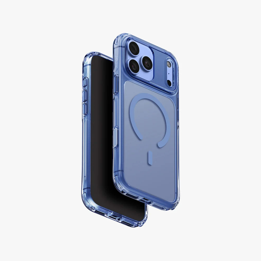 Picture of Apple iPhone 18 Pro Max Case | Uniq LifePro Xtreme Clear MagClick Case with Camera Control Button for iPhone 18 Pro Max 6.9 - Polar Blue
