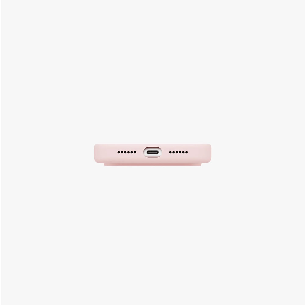 Picture of Apple iPhone 18 Pro Max Case | Uniq Lino Hybrid Silicone Lightweight Magnetic Protection Case with Camera Control Button for iPhone 18 Pro Max - Pale Rose