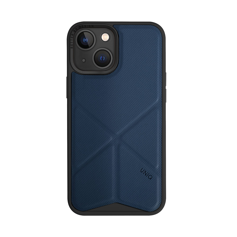 Picture of Apple iPhone 14 Plus 6.7 Case | Uniq MagClick Transforma Drop Protection Stand Case Magsafe Compatible for iPhone 14 Plus 6.7 (Electric Blue)