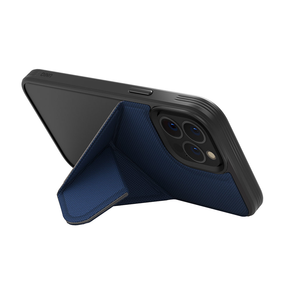 Picture of Apple iPhone 14 Plus 6.7 Case | Uniq MagClick Transforma Drop Protection Stand Case Magsafe Compatible for iPhone 14 Plus 6.7 (Electric Blue)