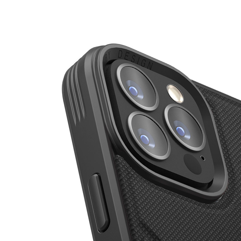 Picture of Apple iPhone 14 Pro 6.1 Case | Uniq MagClick Transforma Drop Protection Stand Case Magsafe Compatible for iPhone 14 Pro 6.1 (Ebony Black)