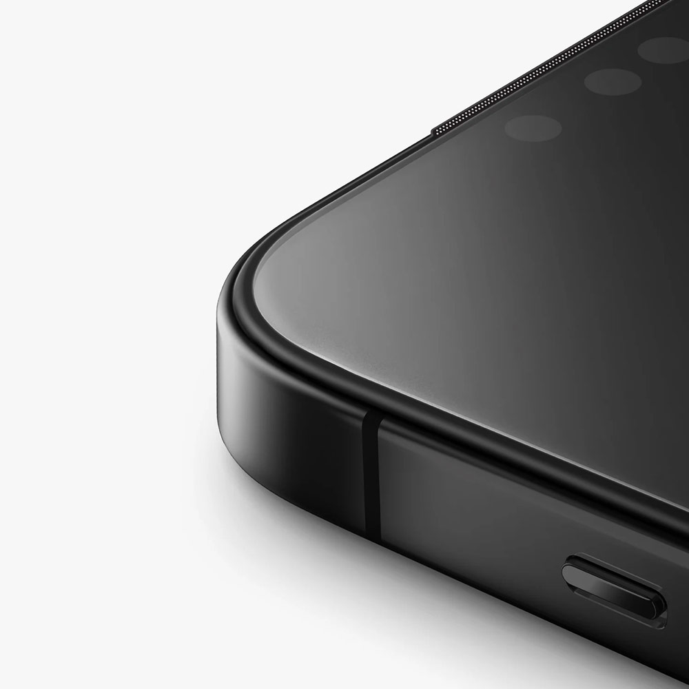 Picture of Apple iPhone Air 6.5 Screen Protector | Uniq Optix Covex Matte Anti Glare Tempered Glass Screen Protector with Installation Helper Kit for iPhone Air 6.5 (Matte)