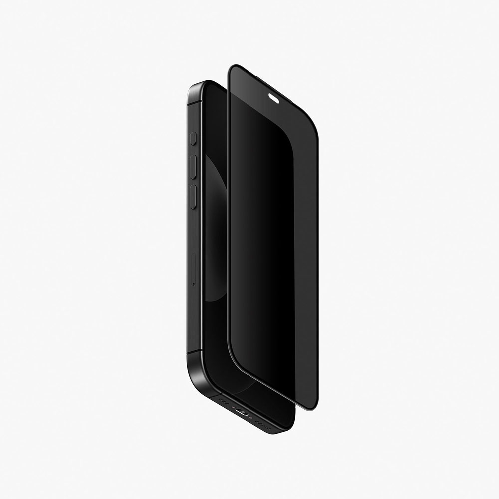 Picture of Apple iPhone 18 Pro Max Screen Protector | Uniq Optix Covex Privacy Anti-Glare Tempered Glass Screen Protector for iPhone 18 Pro Max  - 2 Way Privacy Anti-Glare