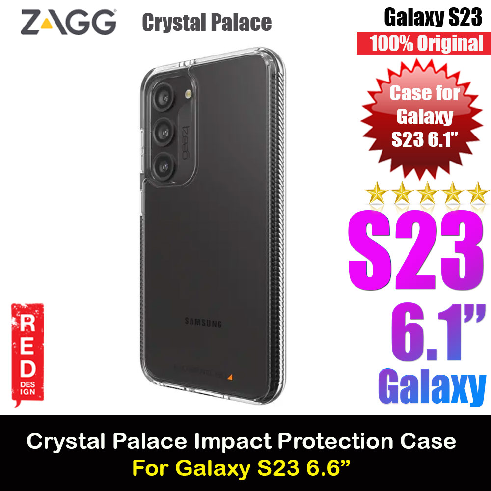 Picture of Zagg Crystal Palace D30 Crystalex High Qualitiy Transparent Clear Drop Impact Protection Case for Samsung Galaxy S23 6.1 (Clear) Samsung Galaxy S23- Samsung Galaxy S23 Cases, Samsung Galaxy S23 Covers, iPad Cases and a wide selection of Samsung Galaxy S23 Accessories in Malaysia, Sabah, Sarawak and Singapore 