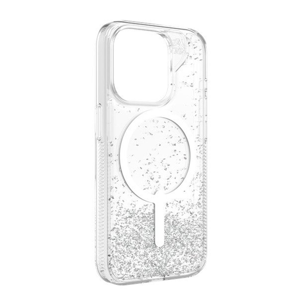 Picture of Apple iPhone 15 Pro 6.1 Case | Zagg Essential Sparkling Glitter Snap Magnetic Drop Protection Case for iPhone 15 Pro 6.1 (Matte)