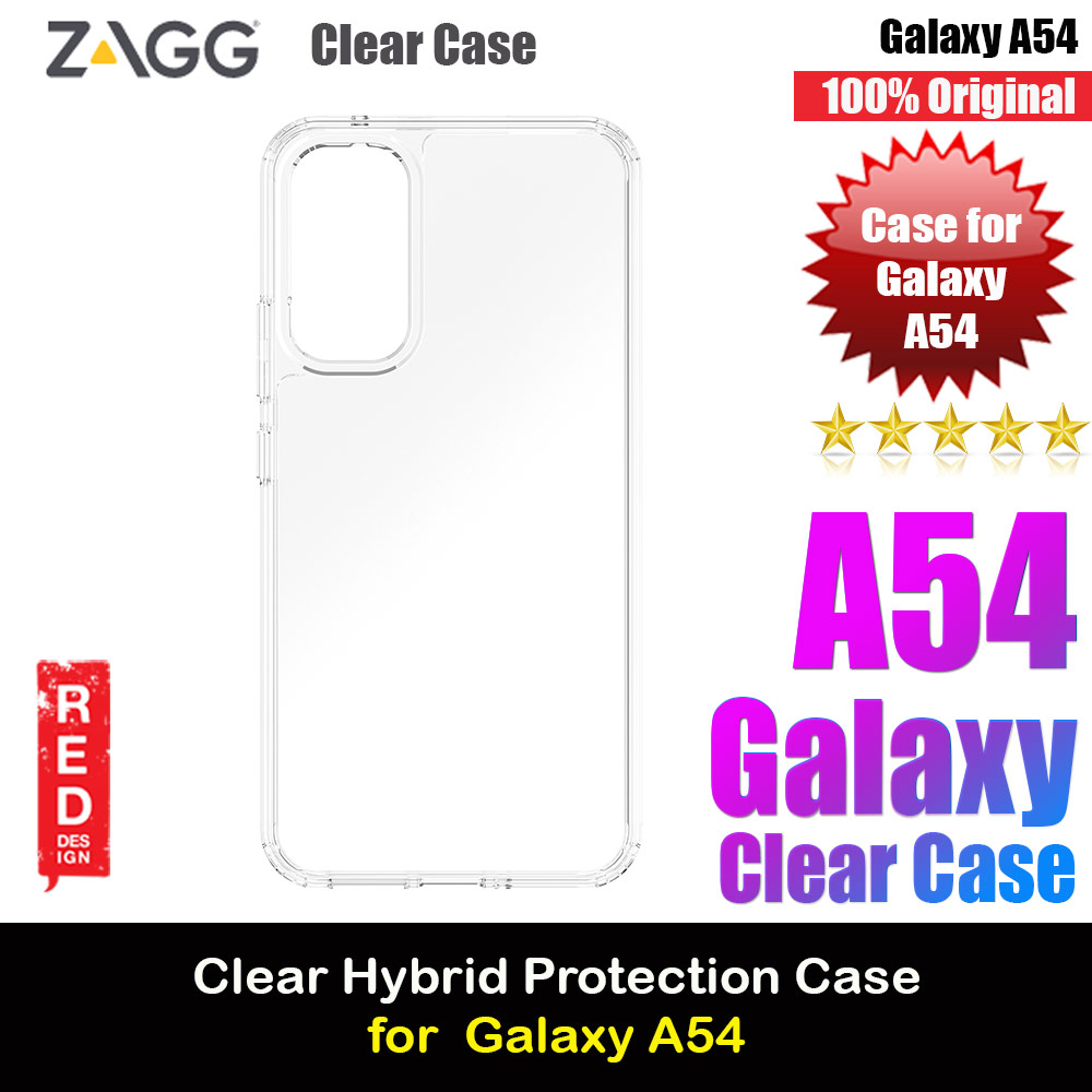 Picture of Zagg Hybrid Clear Transparent Protection Case for Samsung Galaxy A54 5G (Clear) Samsung Galaxy A54 5G- Samsung Galaxy A54 5G Cases, Samsung Galaxy A54 5G Covers, iPad Cases and a wide selection of Samsung Galaxy A54 5G Accessories in Malaysia, Sabah, Sarawak and Singapore 