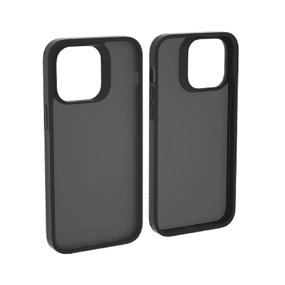 Picture of Apple iPhone 14 Plus 6.7 Case | Zagg Hampton Slim Design Improved Grip Drop Protection Anti Finger Print Case for iPhone 14 Plus 6.7 (Matte Black Tint)