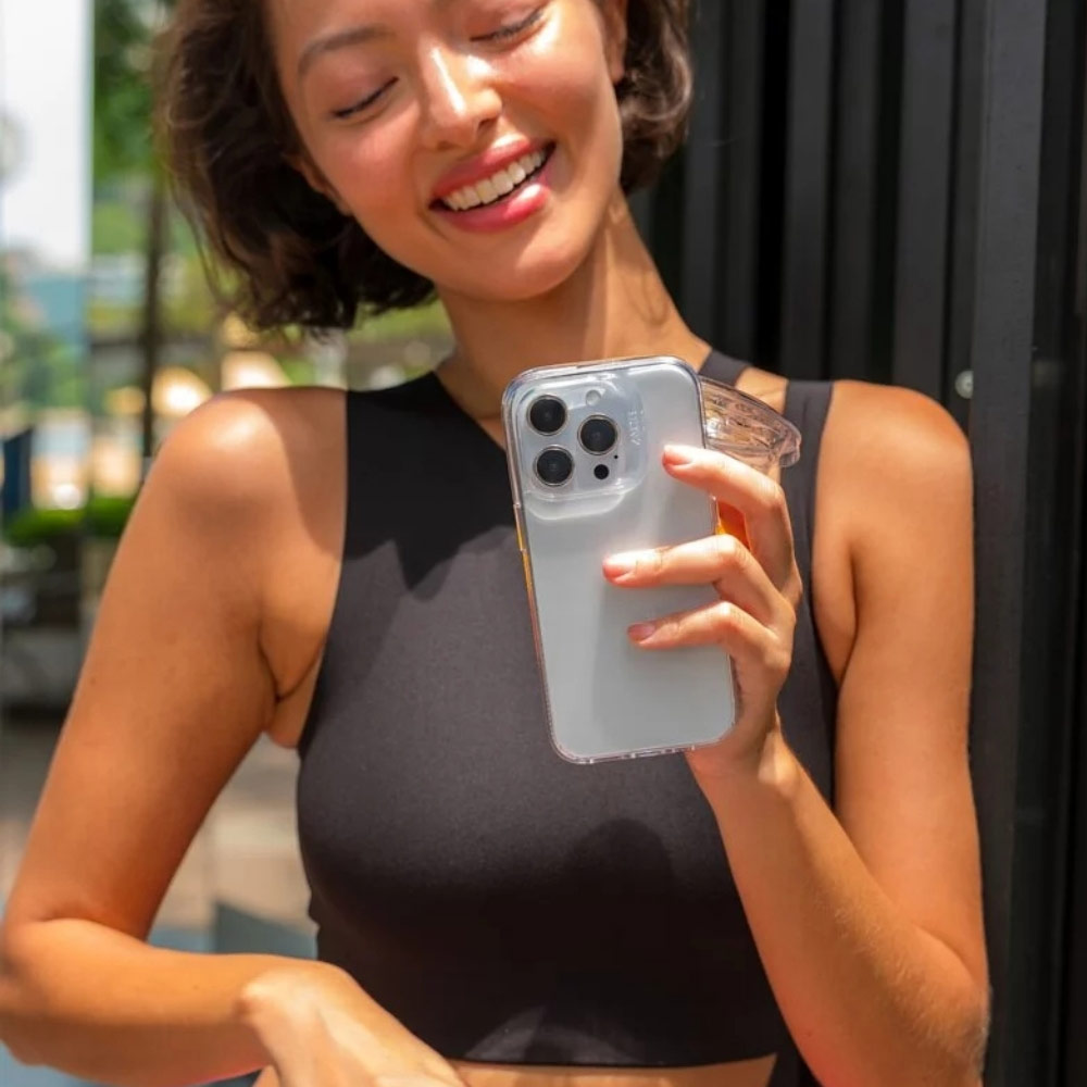 Picture of Apple iPhone 14 Plus 6.7 Case | Zagg Slim Improved Grip Drop Protection Case for iPhone 14 Plus 6.7 (Clear)