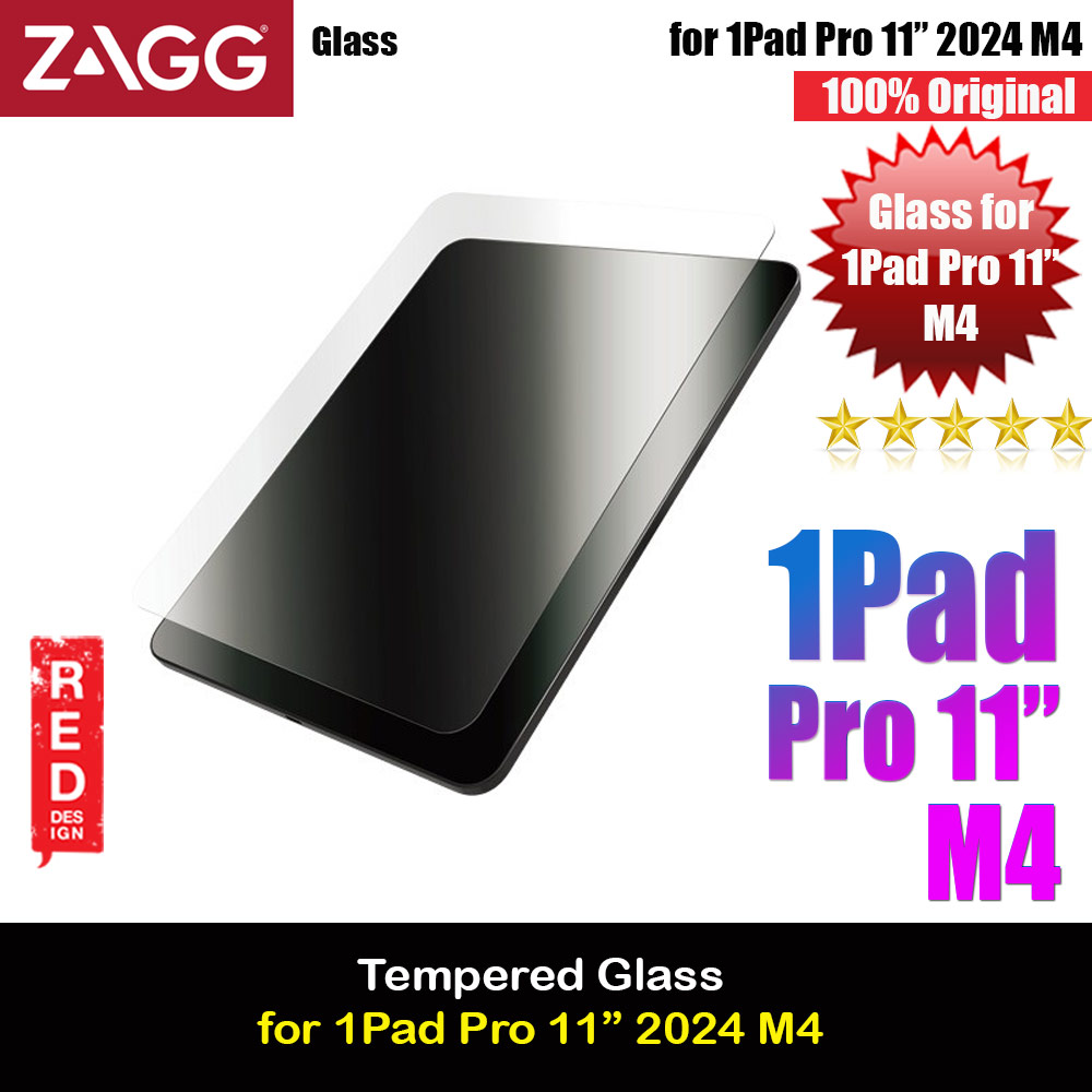 Picture of Zagg Tempered Glass with Easy Installer Helper for iPad Pro 11 M4 2024 (Clear) Apple iPad Pro 11 M4 2024- Apple iPad Pro 11 M4 2024 Cases, Apple iPad Pro 11 M4 2024 Covers, iPad Cases and a wide selection of Apple iPad Pro 11 M4 2024 Accessories in Malaysia, Sabah, Sarawak and Singapore 