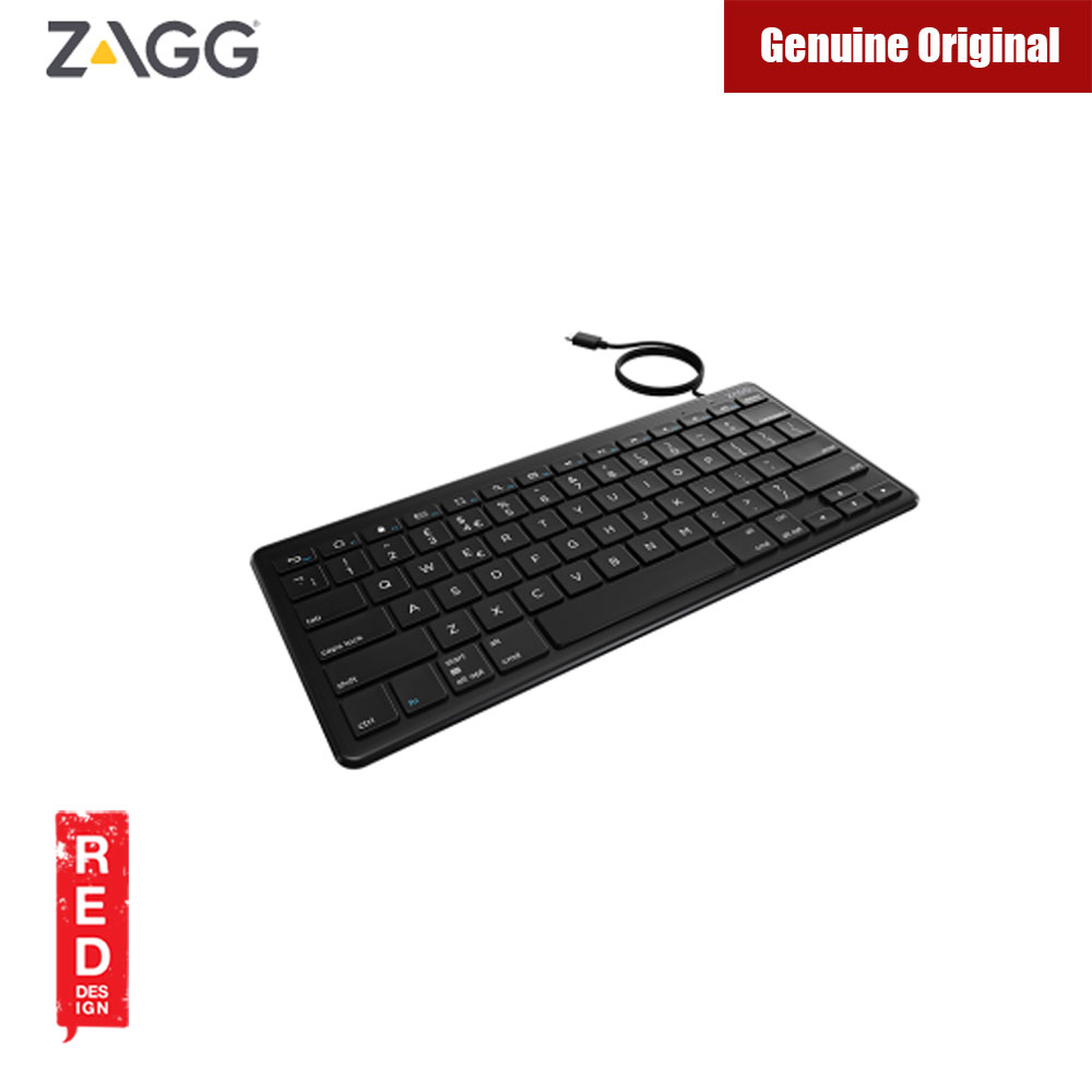 Picture of ZAGG USB C Wired Full Size Universal Keyboard for Type C Devices (Black)